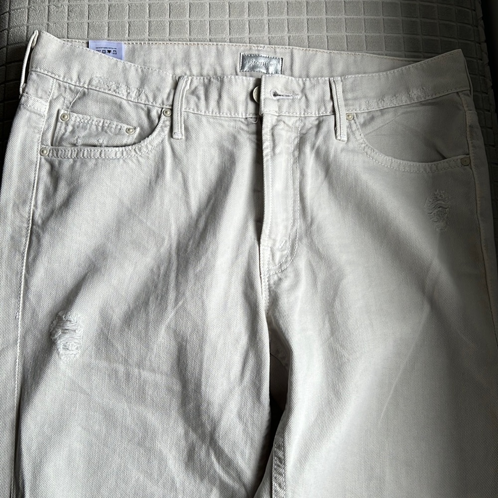 Off white Mother soft jeans 27